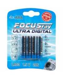 Батарейка щелочная FOCUSRAY ULTRA DIGITAL LR03/BL4