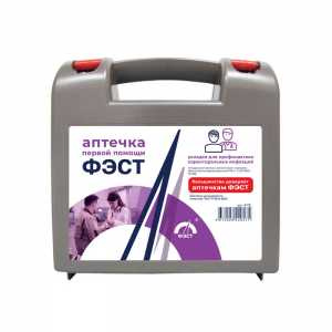 Укладка для оказания первой помощи с применением медицинских изделий и лекарственных препаратов для профилактики парентеральных инфекций лицами, оказывающим медицинскую помощь