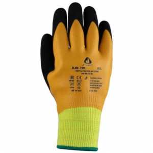 Polar Star Перчатки Jeta Safety трикотажные из синтетических нитей с начесом с двухслойным латексным покрытием