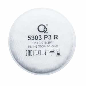 О2 5303 Фильтр противоаэрозольный Р3