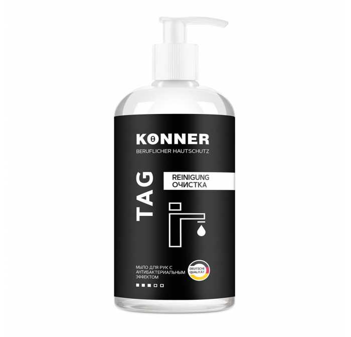 Жидкое мыло для рук с антибактериальным эффектом KÖNNER TAG
