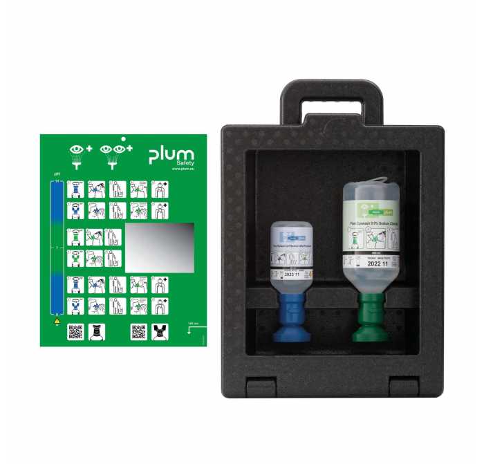 Средство для промывки глаз Plum Eyewash 500 мл + Plum pH Neutral 200 мл, для чрезвычайных ситуаций