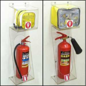 Полка навесная «Шанс»-3 (подставка под огнетушитель и СИЗ) (не укомплектованная) Полка навесная «Шанс»-3 (подставка под огнетушитель и СИЗ) (не укомплектованная)