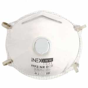 Полумаска фильтрующая iNEХ LWW 1032 FFP3 NR D c клапаном выдоха Полумаска фильтрующая iNEХ LWW 1032 FFP3 NR D c клапаном выдоха