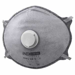 Полумаска фильтрующая iNEХ LWW 1022 FFP2 NR D c клапаном выдоха с угольным фильтром Полумаска фильтрующая iNEХ LWW 1022 FFP2 NR D c клапаном выдоха с угольным фильтром