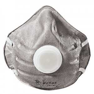 Полумаска фильтрующая формованная Исток-1ФКУ FFP1 с клапаном с угольным слоем Полумаска фильтрующая формованная Исток-1ФКУ FFP1 с клапаном с угольным слоем